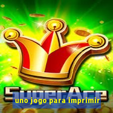 uno jogo para imprimir