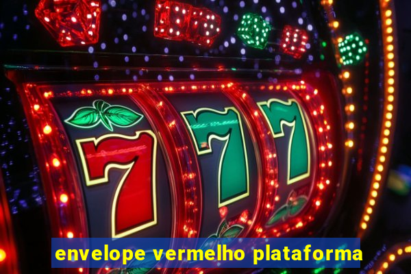 envelope vermelho plataforma