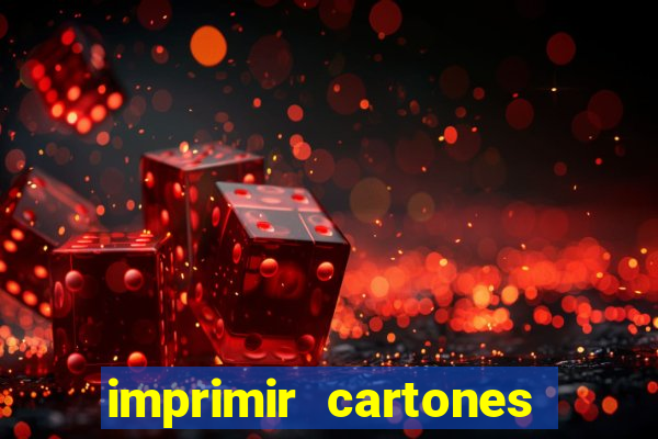 imprimir cartones de bingo