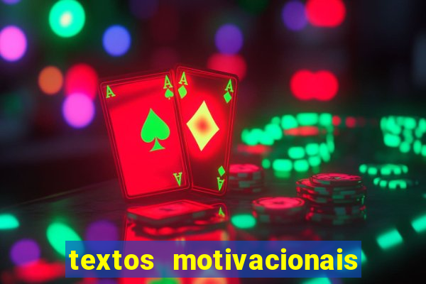 textos motivacionais para equipes