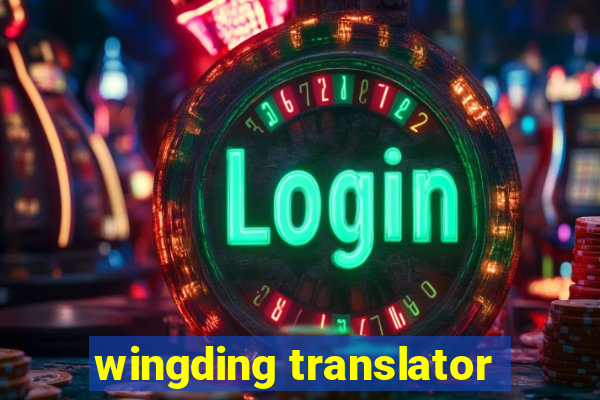 wingding translator