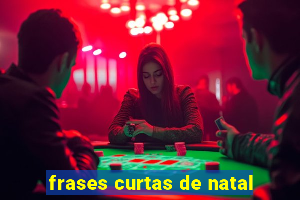 frases curtas de natal